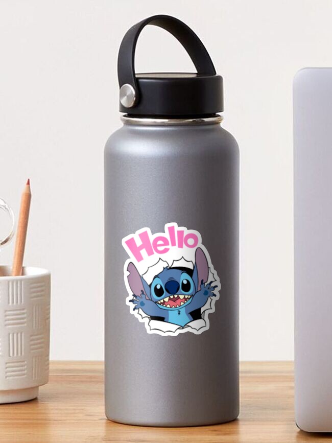 really cute of lilo and stitch HELLO Sticker for Sale by WEShop23