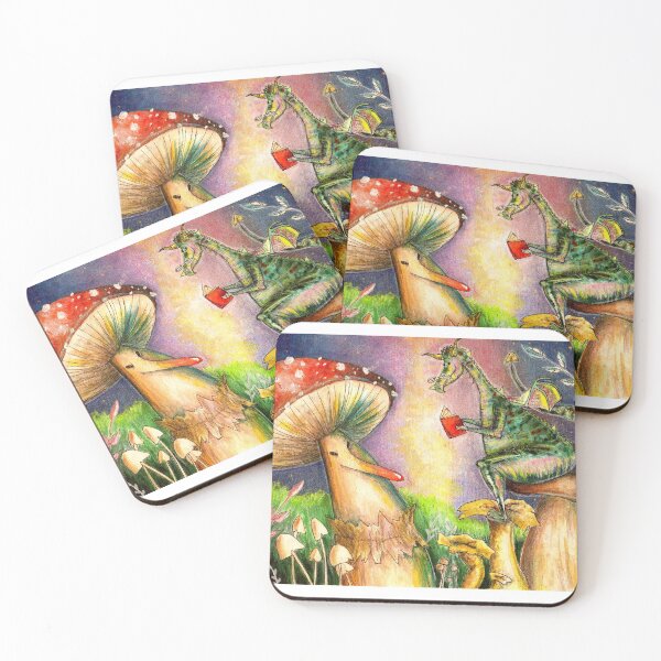Item preview, Mr. Toadstool and Dragon designed and sold by Whimsical-Hovel.