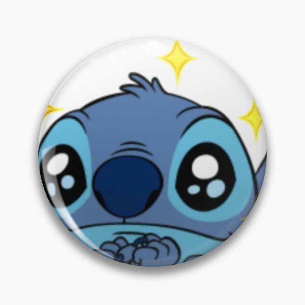 really cute of lilo and stitch HELLO Pin for Sale by WEShop23