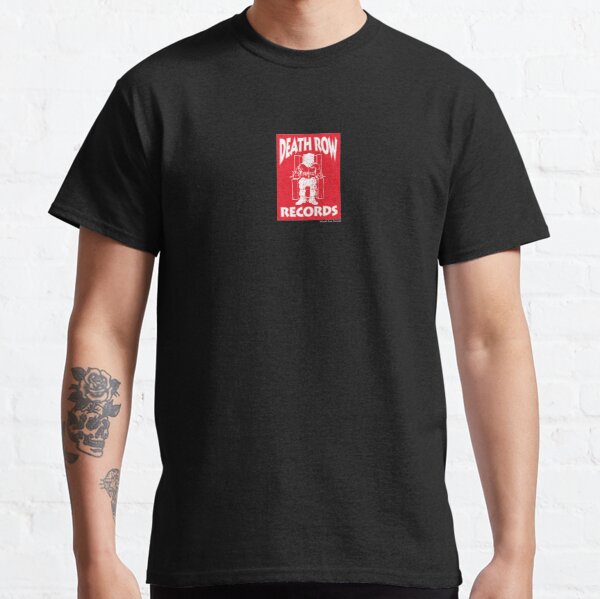 death row records t shirt white