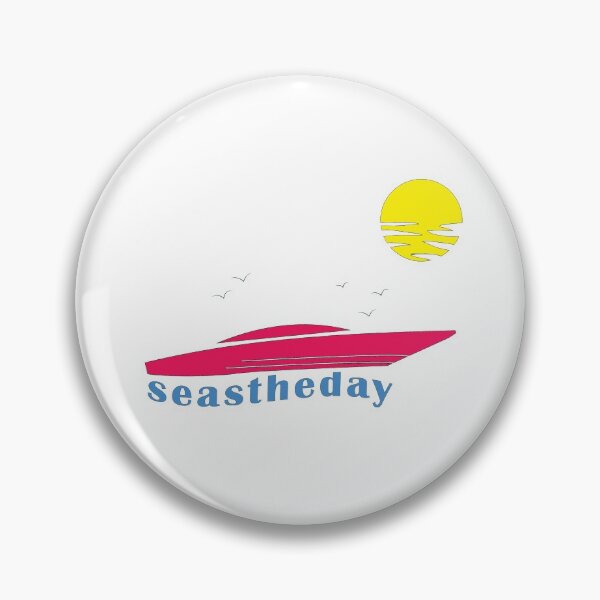 Item preview, Seas the Day Maritime Speedboat Powerboat Skipper. designed and sold by MAXXEXCHANGE.