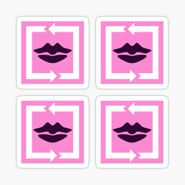 Ermes Costello "Kiss" Glossy Sticker