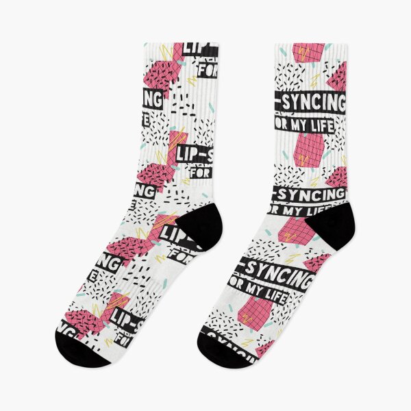 Item preview, Lipsync for your life (white) designed and sold by flockadoodle.