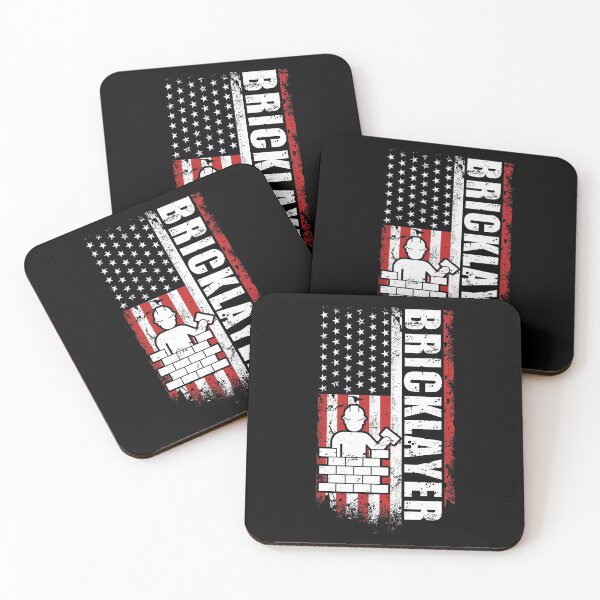 Item preview, Bricklayer American USA Flag designed and sold by DamnGoodDesign.