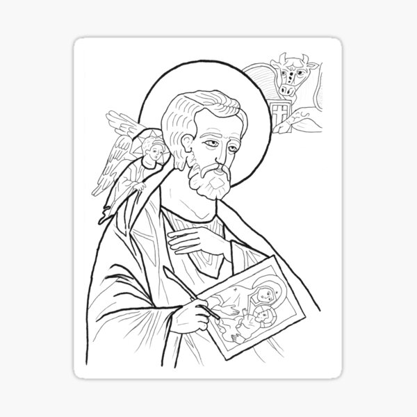 Apostle Luke Sticker