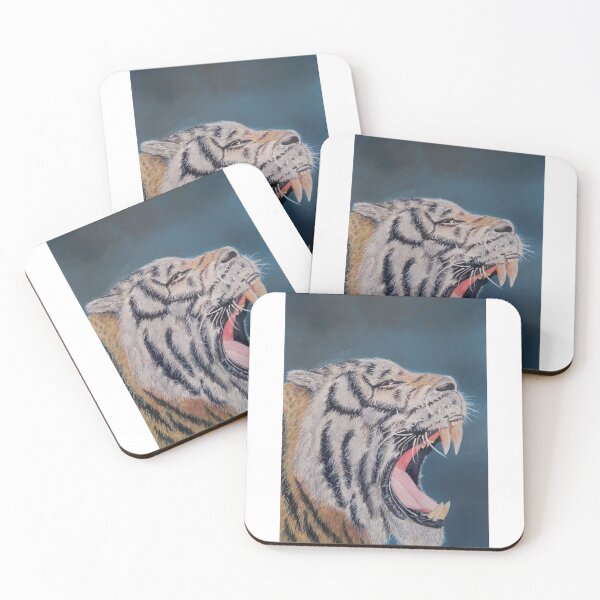 Item preview, Roaring tiger acrylic painting  designed and sold by Artistic  Media.