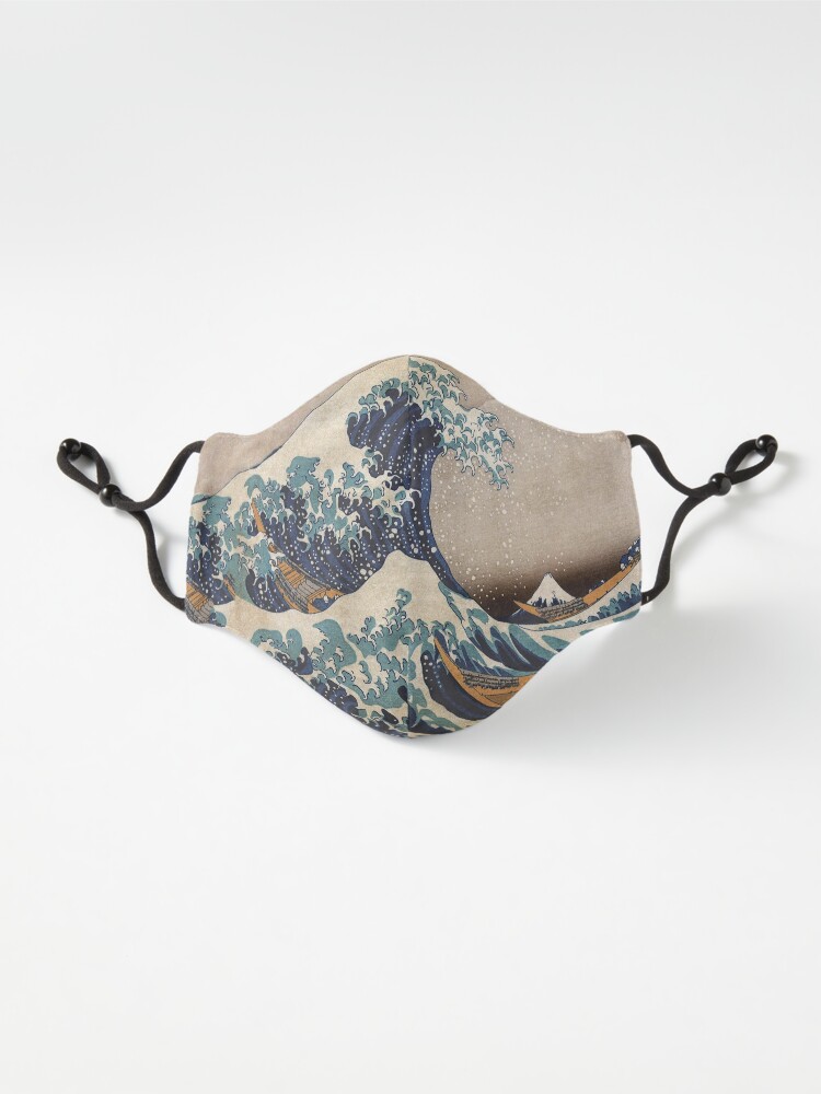 Alternate view of The Great Wave off Kanagawa Mask