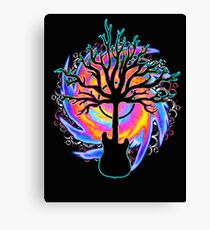"Psychedelic Sonic Cyclone" ( surreal guitar art ) Canvas Print