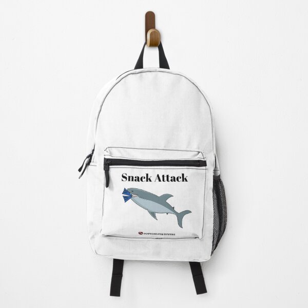 Item preview, Shark Snack Attack with Black Font designed and sold by BottomlessDiver.