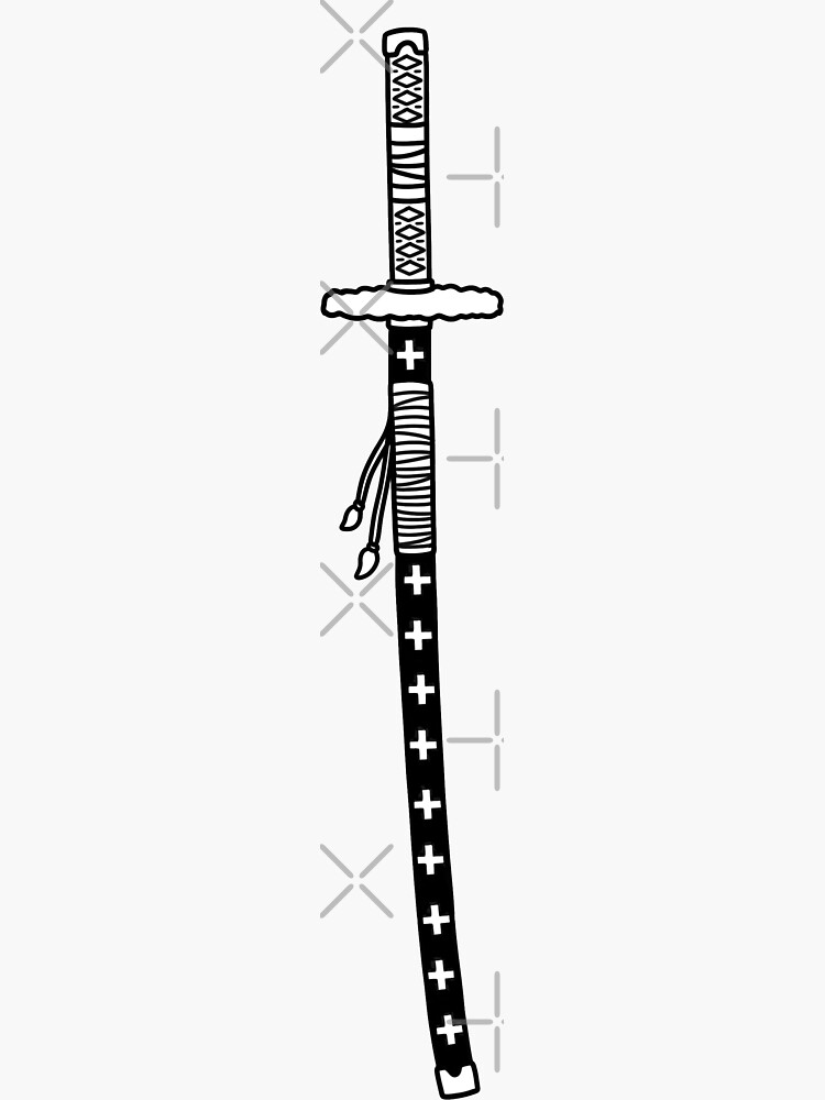 Yoru Sword Sticker for Sale by Anime-Trinkets