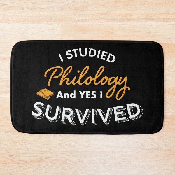 Item preview, I Studied Philology and Yes I Survived, Philology Degree , Philology Student, Philology teacher Philology Graduation Gift designed and sold by anodyle.