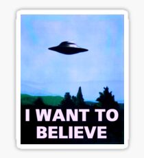 I WANT TO BELIEVE Sticker