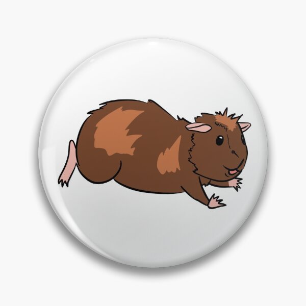 Item preview, Teddy Guinea Pig brown and orange designed and sold by LazyBlackCatArt.