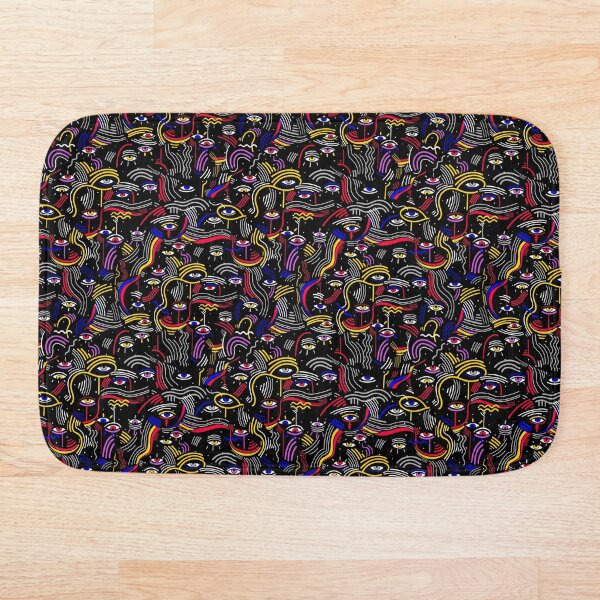 Item preview, Modern doodle psychedelic fashion eyes seamless pattern in minimalist Memphis style with eyes. designed and sold by FENIO.