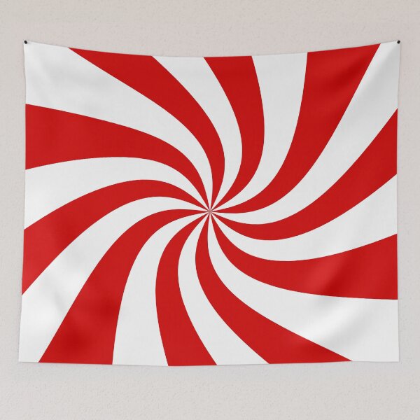 Item preview, candy cane swirl patterned designed and sold by ImagineKaye.