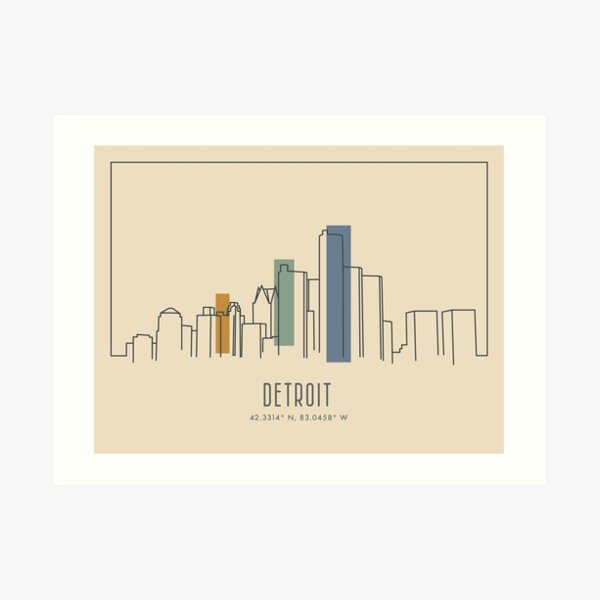 The City of Detroit Art Print