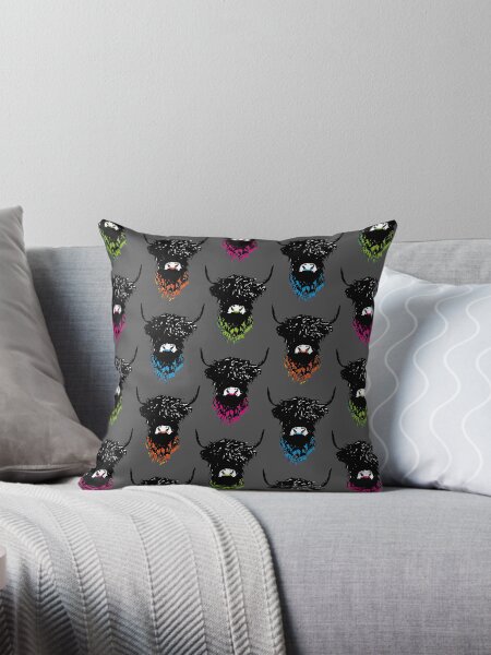 Item preview, Hamish Multicolour - on Dark Grey designed and sold by KGrainger-Photo.