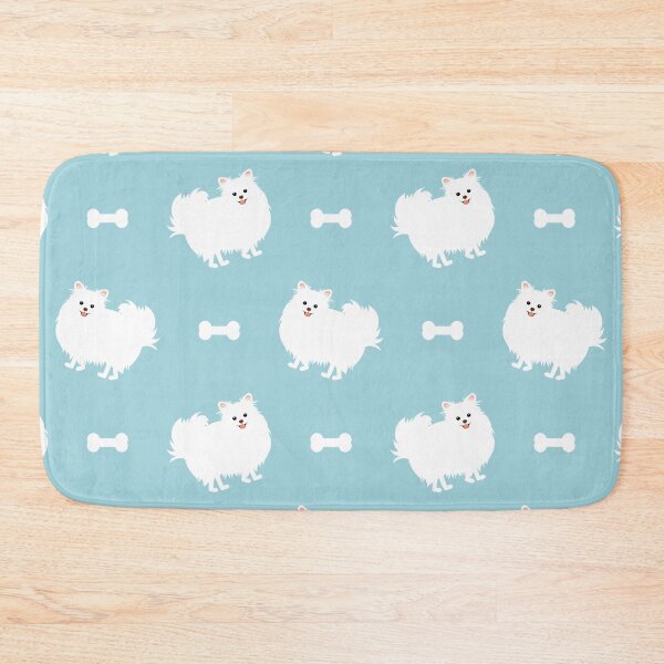 Item preview, Cute White Pomeranian Dog  designed and sold by Lulupainting.