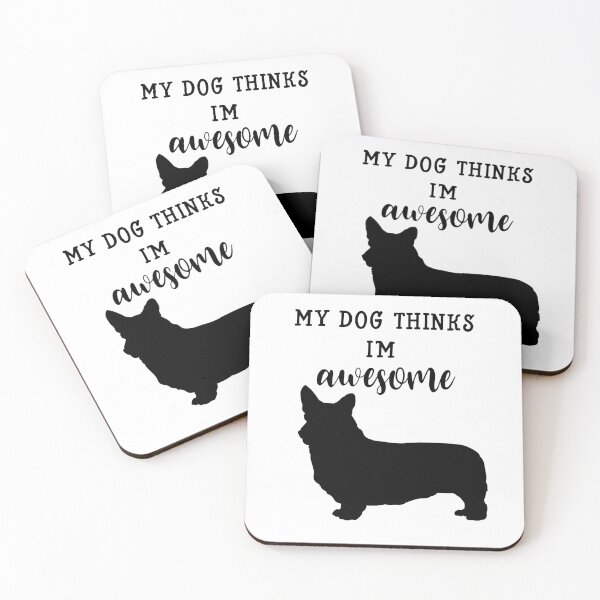 Item preview, My Dog Thinks I'm Awesome Corgi designed and sold by Primroaddesigns.