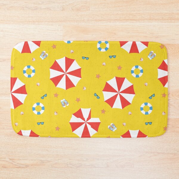Item preview, 1980s Retro Red and White Beach  designed and sold by IamTrending.