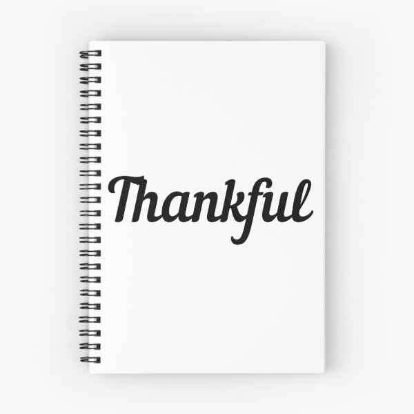 Item preview, Thankful. Retro script. Black text only design designed and sold by JellyBeenzz.