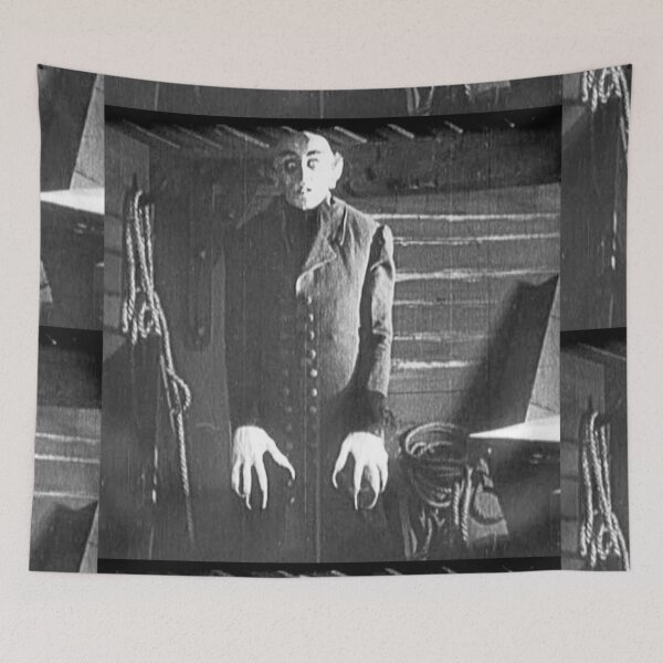 Item preview, Vintage Nosferatu movie photo designed and sold by Vintage Designs +.