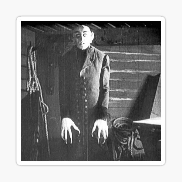 Item preview, Vintage Nosferatu movie photo designed and sold by Vintage Designs +.