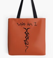 Who Am I - Mystery Woman Tatoo Tote Bag