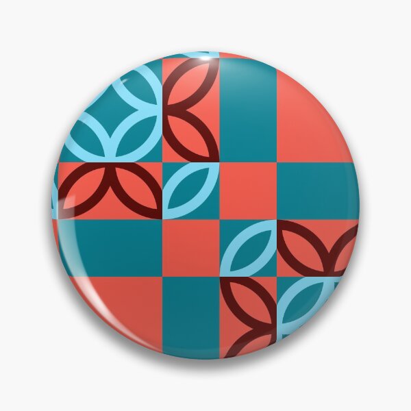 Item preview, Checkered Circles Red and Blue Pattern designed and sold by Istvan Ocztos.