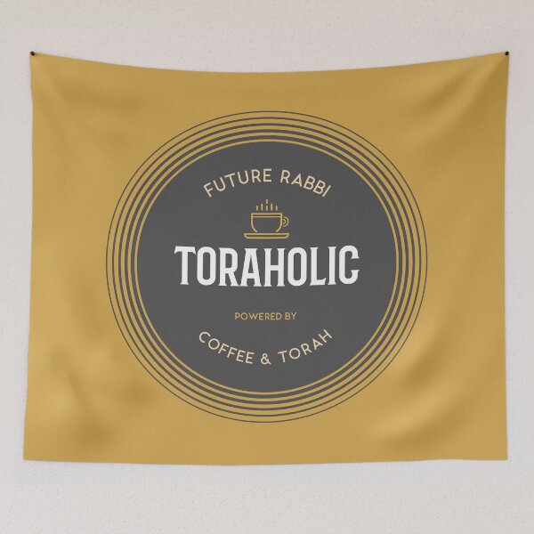 Item preview, Future Rabbi: Toraholic, Powered by Coffee and Torah! Jewish Humor designed and sold by Amber Dove Studio.