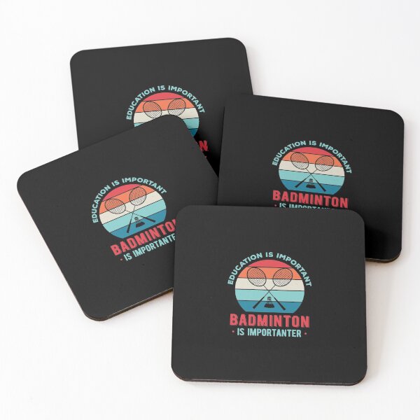 Item preview, Education Is Important Badminton Is Importanter Funny designed and sold by artworkbyrihen.