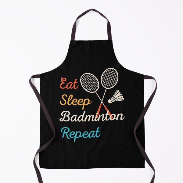 Item preview, Eat Sleep Badminton Repeat Funny designed and sold by artworkbyrihen.