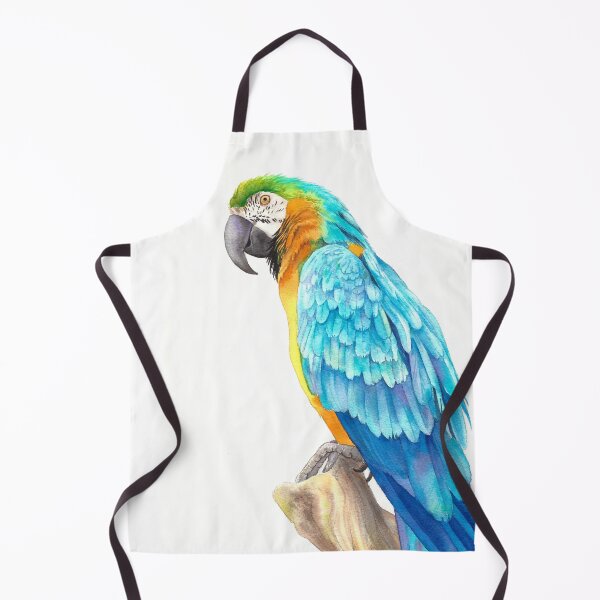 Item preview, Blue and yellow Macaw Parrot - Original watercolor painting designed and sold by Emiliya Yaneva.