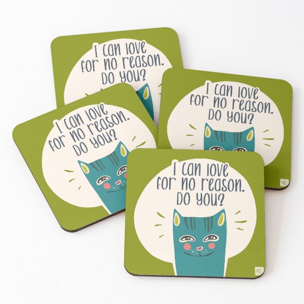 Item preview, I can love for no reason, do you? designed and sold by Kathy Lecocq.