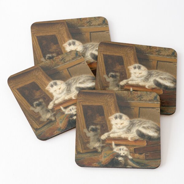 Item preview, Hide and seek (19th century) - Henriette Ronner Knip designed and sold by SALON DES ARTS.