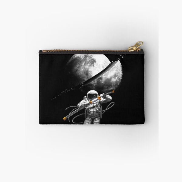 Item preview, Astronaut Samurai Cutting the Moon designed and sold by andremuller.