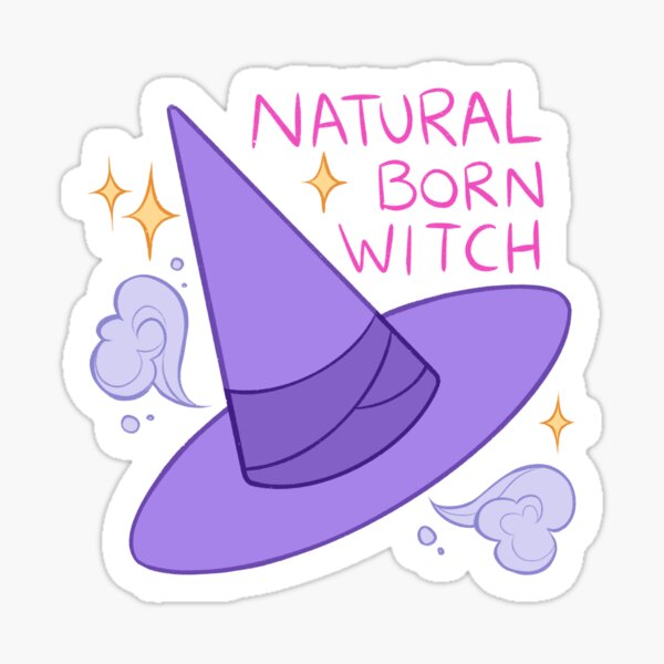 Natural-Born Witch Sticker