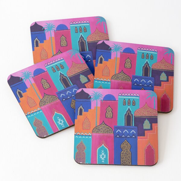 Item preview, Colorful Moroccan City designed and sold by Carolin Bentbib.