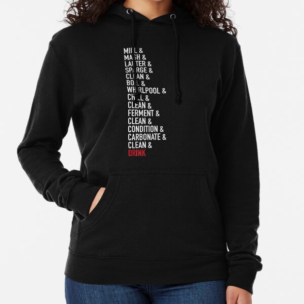 The brewing process Lightweight Hoodie