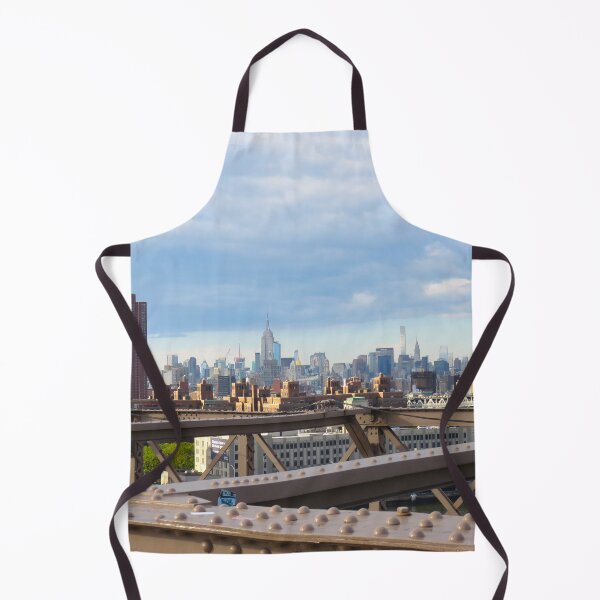 Item preview, NYC view on the skyline of Manhattan from Brooklyn bridge designed and sold by AHELENE.