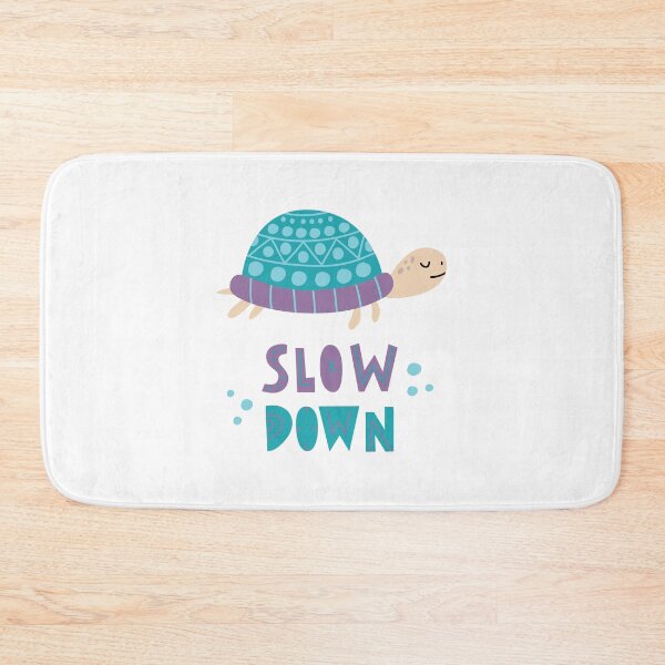 Item preview, Cute turtle with lettering Slow down. designed and sold by IrinaOstapenko.
