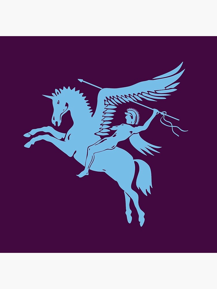 PARAS. Bellerophon riding Pegasus. British Airborne Forces. by TOMSREDBUBBLE
