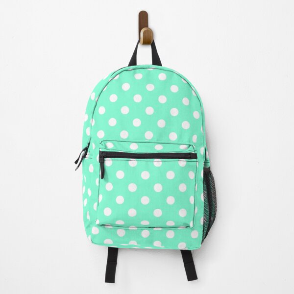 Item preview, Aquamarine with White Polka Dots designed and sold by WearURColors.
