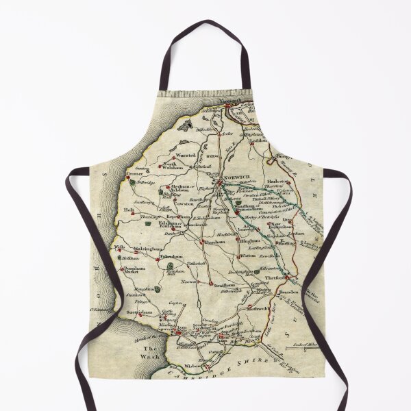Item preview, Norfolk Old Vintage Retro John Cary Map designed and sold by JackCurtis1991.