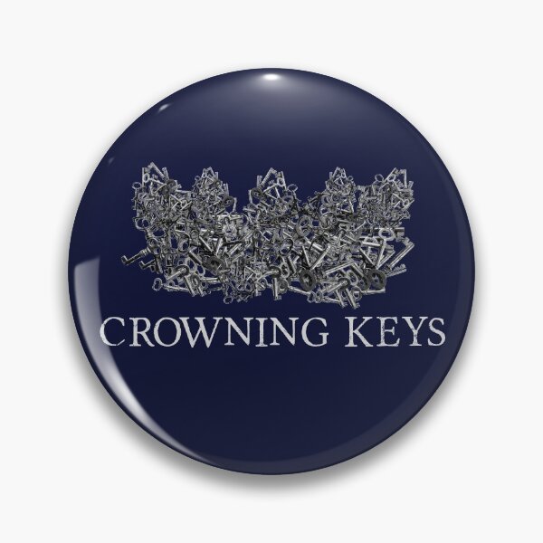 Item preview, Crowning Keys Logo (White) designed and sold by Catherine Downen.