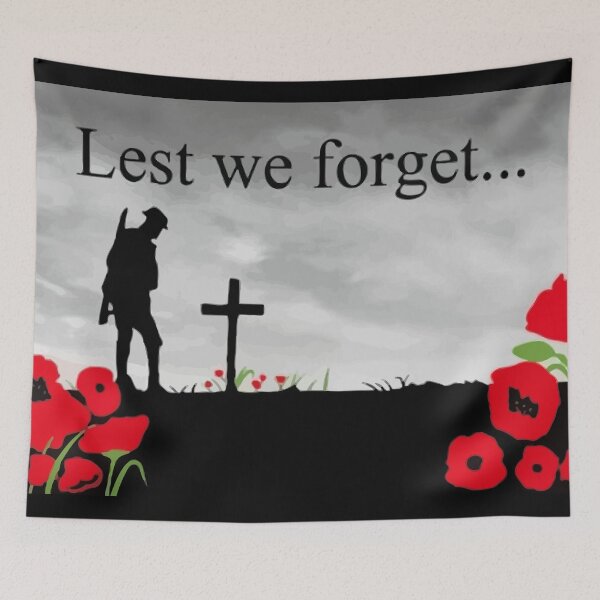 Item preview, Lest We Forget - Remembrance Day designed and sold by Millwall.store.
