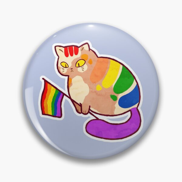 Item preview, Gay Pride Cat designed and sold by KryptidKase.