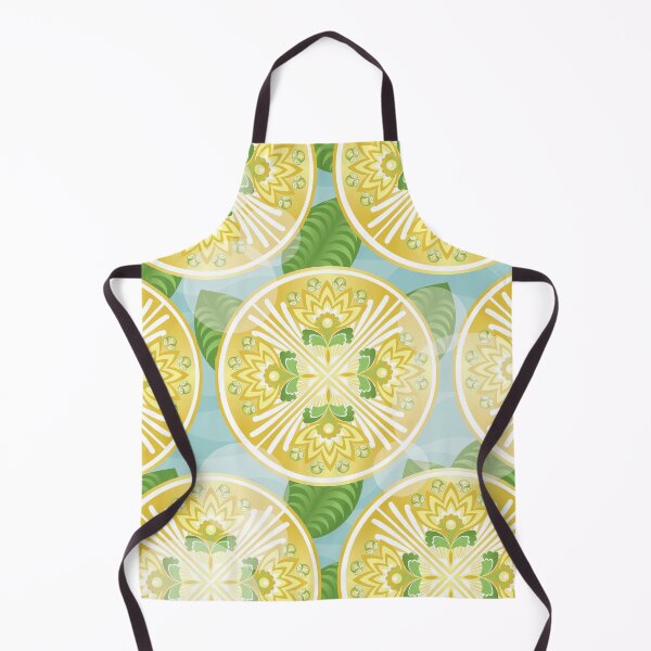 Item preview, Fresh lemon mandala pattern designed and sold by Caroline Swart.