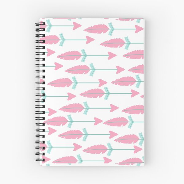 Item preview, Preppy Bohemian Chic Pink Teal Feather Boho Arrows designed and sold by IamTrending.