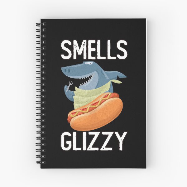Item preview, Smells Glizzy Funny Hungry Hot Dog Shark designed and sold by Rawsky.